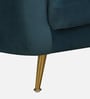 Kaylee Velvet 1 Seater Sofa In Teal Blue Colour