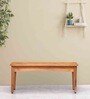 Kayra Solid Wood Dining Bench in Timeless Teak Finish