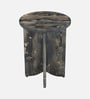 Kazan Pine Wood Side Table In Grey Finish