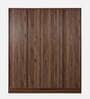Kazuhiko 4 Door Wardrobe in Columbia Walnut Finish with Lock