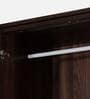 Kazuhiko 4 Door Wardrobe in Columbia Walnut Finish with Lock
