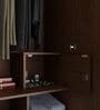 Nesta 4 Door Wardrobe With Mirror In Vermonunt Finish With Locker & Drawer Nesta 4 Door Wardrobe With Mirror In Vermonunt Finish With Locker & Drawer
