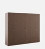 Nesta 6 Door Wardrobe In Vermonunt Finish With Locker & Drawer Nesta 6 Door Wardrobe In Vermonunt Finish With Locker & Drawer