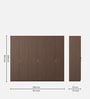 Nesta 6 Door Wardrobe In Vermonunt Finish With Locker & Drawer Nesta 6 Door Wardrobe In Vermonunt Finish With Locker & Drawer