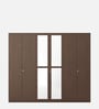 Nesta 6 Door Wardrobe With Mirror In Vermonunt Finish With Locker & Drawer Nesta 6 Door Wardrobe With Mirror In Vermonunt Finish With Locker & Drawer