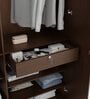 Nesta 6 Door Wardrobe With Mirror In Vermonunt Finish With Locker & Drawer Nesta 6 Door Wardrobe With Mirror In Vermonunt Finish With Locker & Drawer