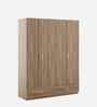 Vector 4 Door Wardrobe In Walnut Bronze Finish With Locker & Drawer