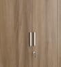 Vector 4 Door Wardrobe With Mirror In Walnut Bronze Finish With Locker & Drawer