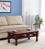 Ekaksh Sheesham Wood Coffee Table In Honey Oak Finish