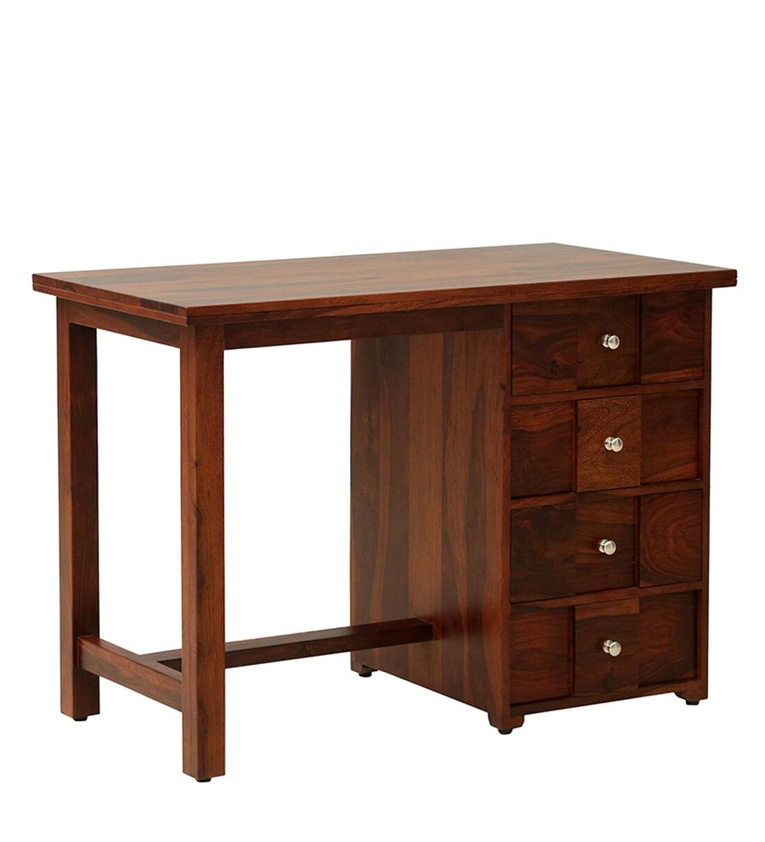 Buy Kelty Solid Wood Study Table In Honey Oak Finish By Woodsworth Online Modern Writing