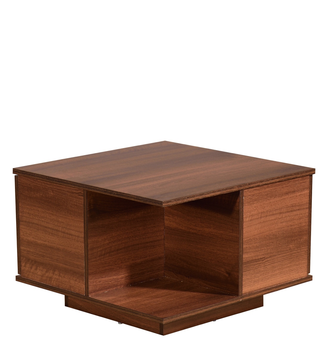 Buy Kenshin Coffee Table In Walnut Finish By Mintwud Online Square
