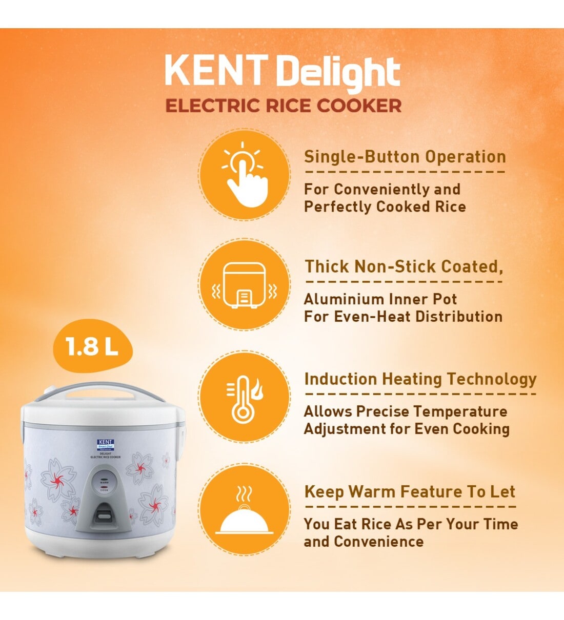 How to use Kent Personal Electric Rice Cooker 