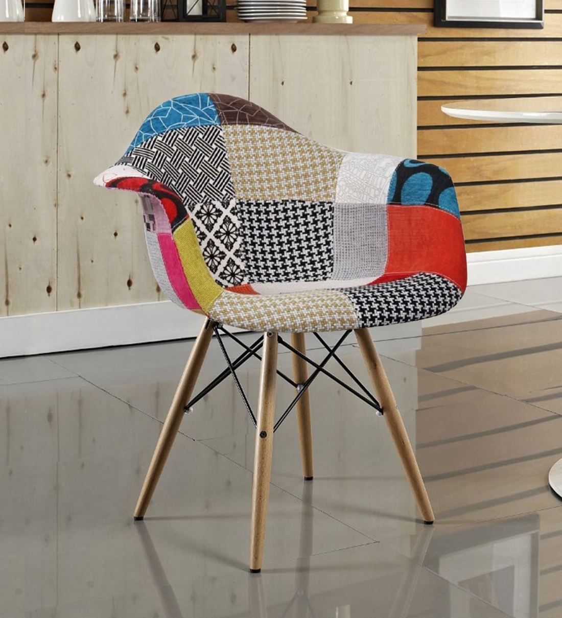 Patchwork chair pepperfry new arrivals