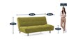 Kenobi Convertible Convertible Sofa Cum Bed In Lime Yellow Colour