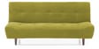 Kenobi Convertible Convertible Sofa Cum Bed In Lime Yellow Colour