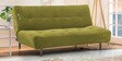 Kenobi Convertible Convertible Sofa Cum Bed In Lime Yellow Colour