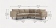 Kensington Estate Sectional Sofa In Beige Color
