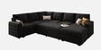 Kensington Estate Sectional Sofa In Black Color