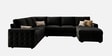 Kensington Estate Sectional Sofa In Black Color