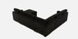 Kensington Estate Sectional Sofa In Black Color