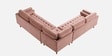 Kensington Estate Sectional Sofa In Blush Pink Color