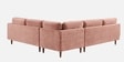 Kensington Estate Sectional Sofa In Blush Pink Color