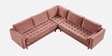 Kensington Estate Sectional Sofa In Blush Pink Color