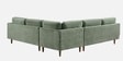 Kensington Estate Sectional Sofa In Frosty Green Color