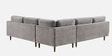 Kensington Estate Sectional Sofa In Light Grey Color