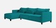 Kera Fabric RHS Sectional Sofa (2 + Lounger) In Sea Green Colour