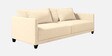 Kera Fabric 3 Seater Sofa In Ivory Beige Colour