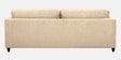 Kera Fabric 3 Seater Sofa In Ivory Beige Colour