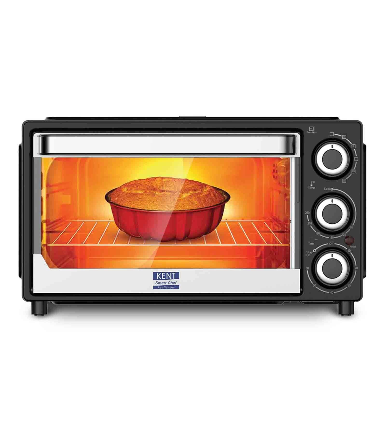 KENT Stainless Steel Auto Shut-Off Feature OTG (Black)