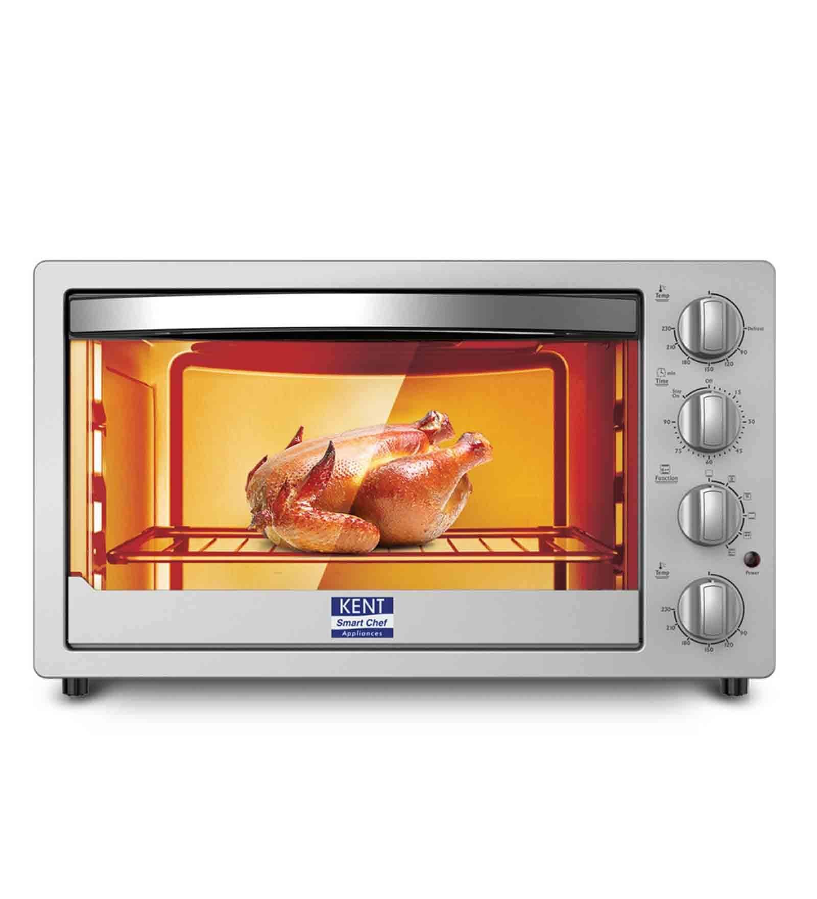 KENT Stainless Steel Auto Shut-Off Feature OTG (Silver)