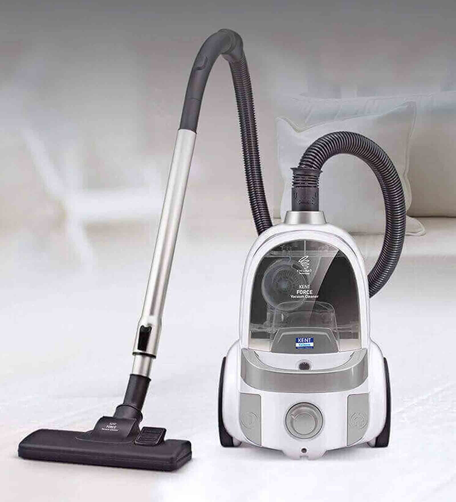 KENT Force Cyclonic Vacuum Cleaner 2000-Watt (White and Silver)