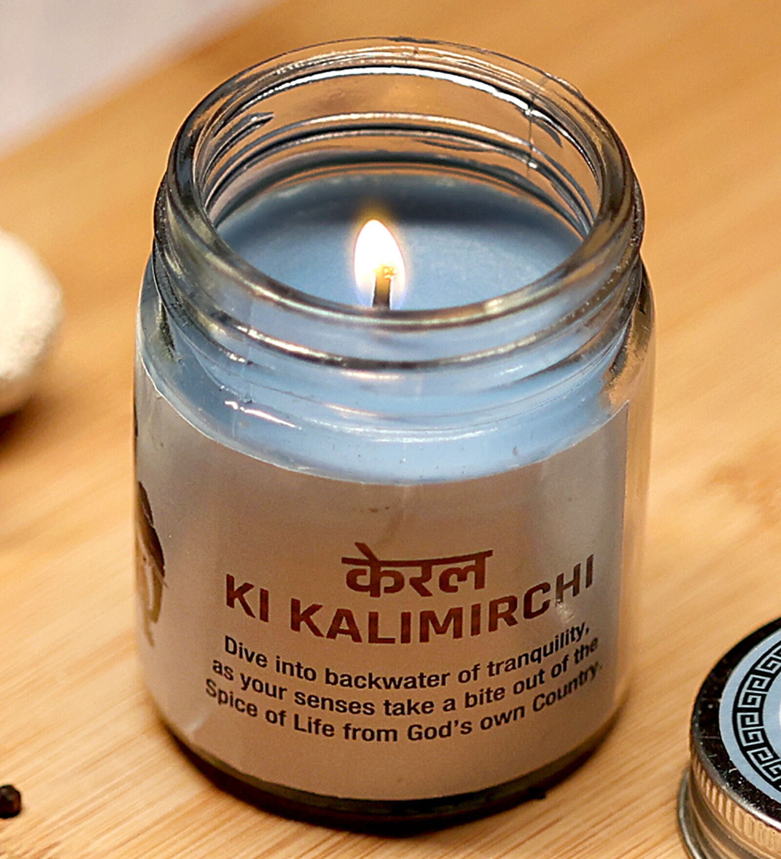 Buy Keral Kalimirch Scented Jar Candle Flavours Collection by Tara