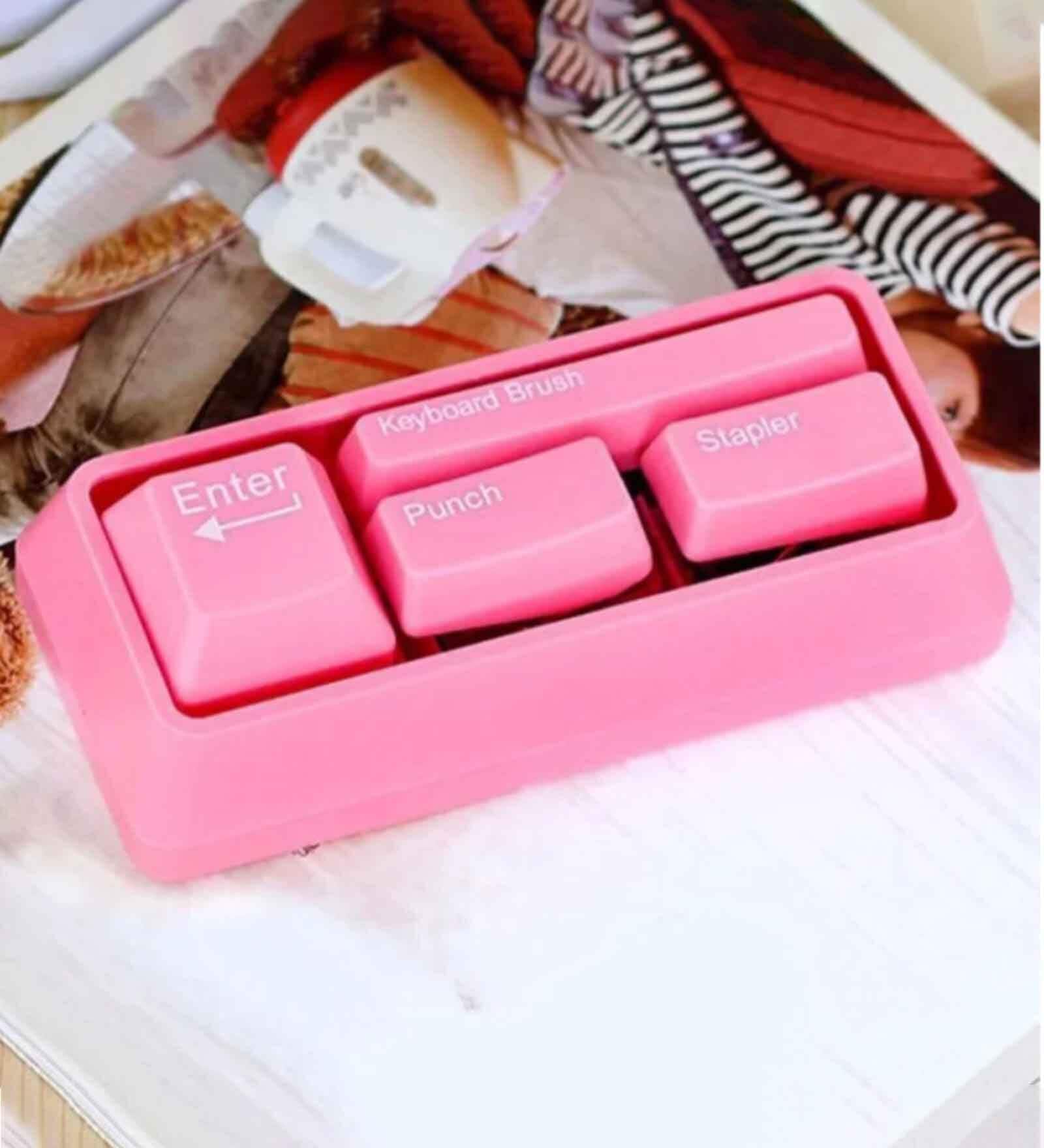 Keyboard Stationery Kit-Pink