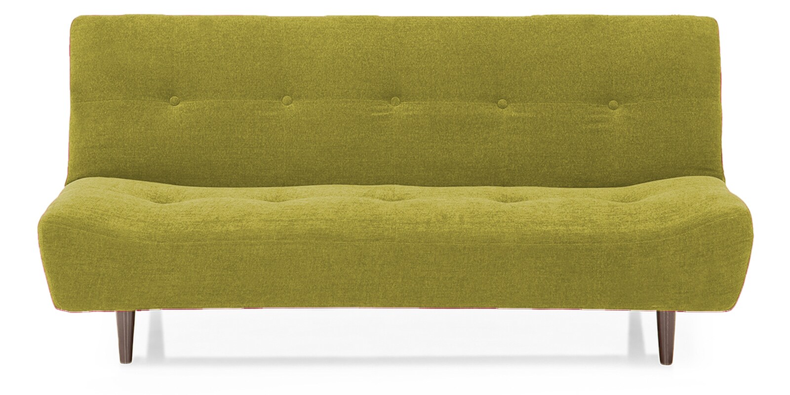 Kenobi Convertible Convertible Sofa Cum Bed In Lime Yellow Colour