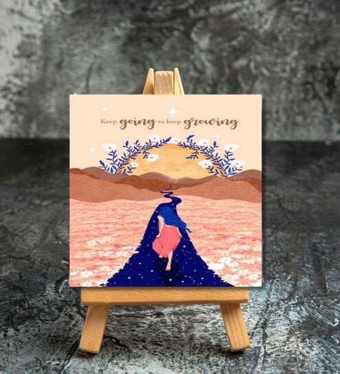 Keep Growing Mini Canvas Frame