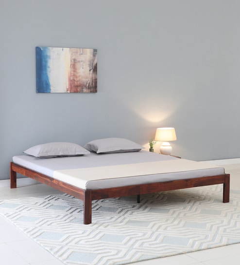 CASA MODERNA Ultimate Smart Bed with Massager Brown 