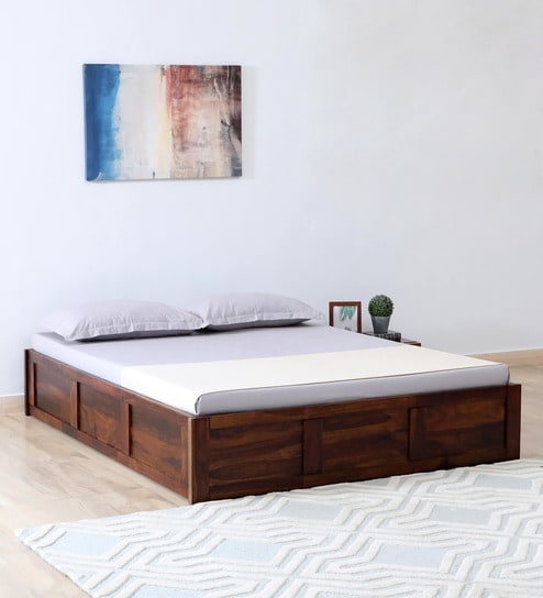 Godrej teak on sale wood bed