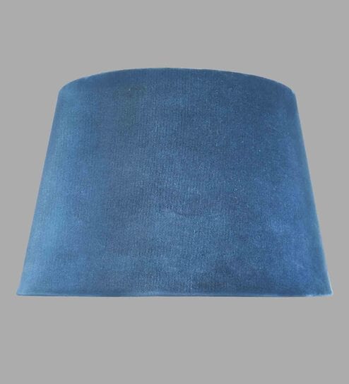 Kepler Blue Velvet Solid Lampshade