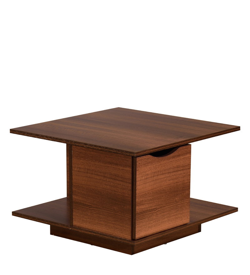 Buy Kenshin Coffee Table In Walnut Finish By Mintwud Online Square