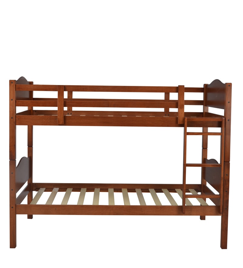 Buy Kester Solid Wood Bunk Bed in Dark Oak Finish Online Bunk Beds Bunk Beds Furniture