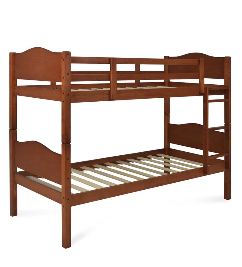 Buy Kester Solid Wood Bunk Bed in Dark Oak Finish Online Bunk Beds