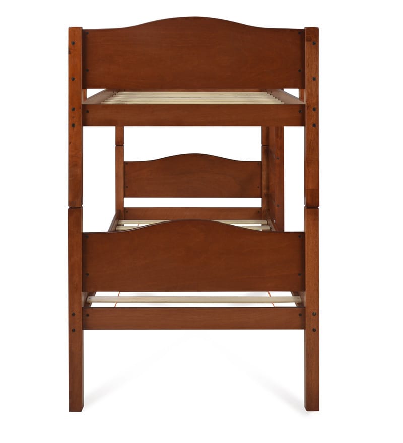 Buy Kester Solid Wood Bunk Bed in Dark Oak Finish Online Bunk Beds