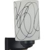 Keefe Black Metal Wall Light