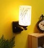 Keefe Black Metal Wall Light