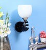 Keefe Wooden Wall Mounted Uplight Sconce (Black)