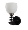 Keefe Wooden Wall Mounted Uplight Sconce (Black)